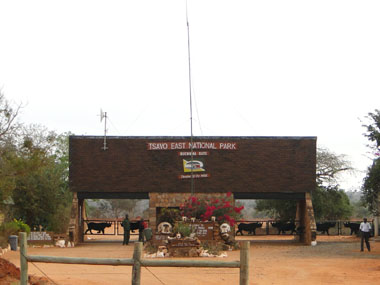 Tsavo East gate