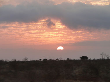 Sunrise at Tsavo East