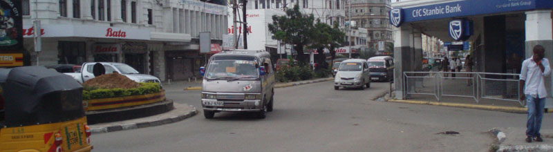 Rotonda del centro de Mombasa