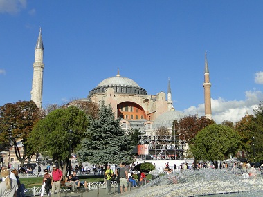 Front of Hagia Sophia