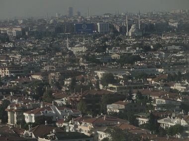 Vista aerea de Estambul