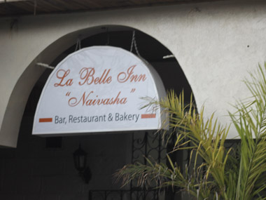 Restaurante "La Belle Inn" en Naivasha