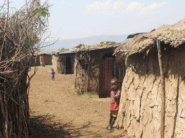 Corral in Maasai village