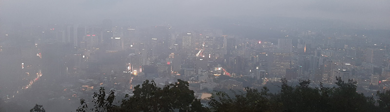 View of Seoul from Namsan