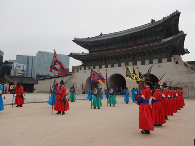 Cambio de guardia en el Palacio Gyeongbokgung