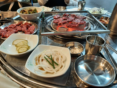 Nuestra primera barbacoa coreana