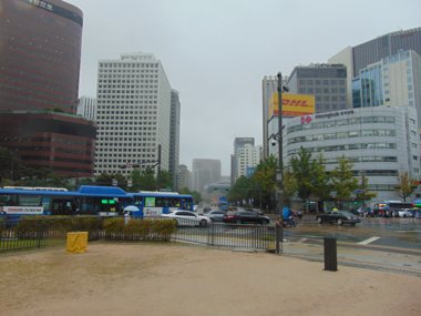 View from Sungnyemun Gate