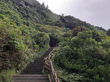 Climbing Seongsan Ilchulbong