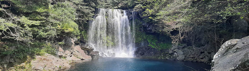 Segunda cascada de Cheongjeyeon