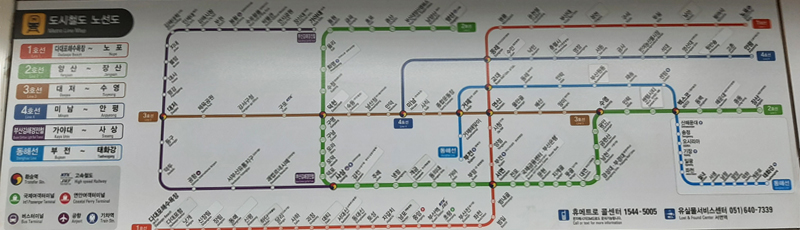 Busan metro map