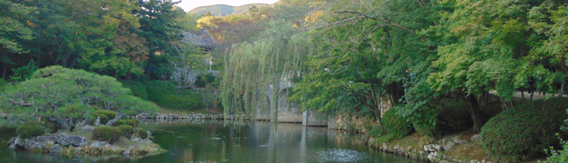 Lake at Bulguksa Temple