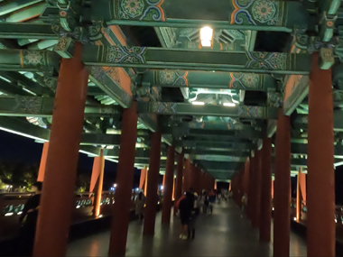 Woljeong Bridge by night