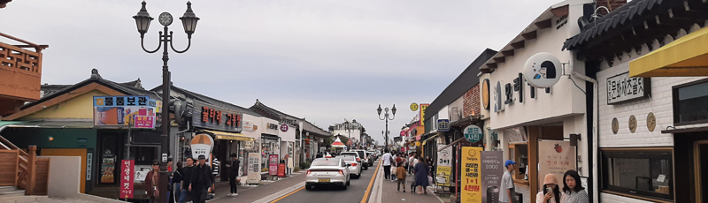 Gyeongju's main street