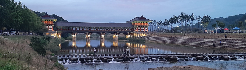 Puente Woljeon de noche