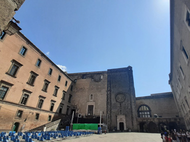 Castel Nuovo's courtyard