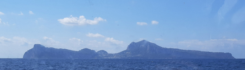 Llegando a Capri
