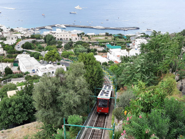Capri's funicular