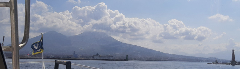 Leaving Naples Port