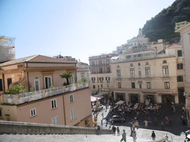 Piazza Duomo desde la escalinata de la Catedral
