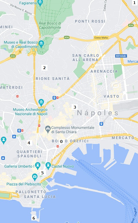 Mapa de Npoles
