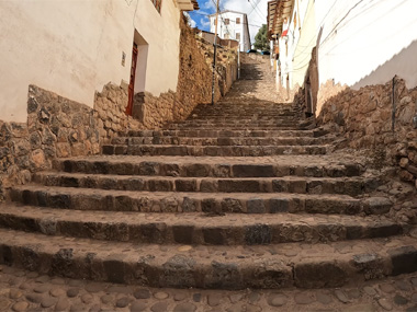 Staircase to San Cristobal viewpoint
