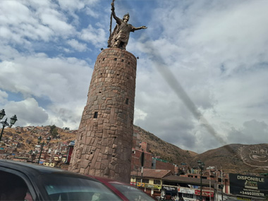 Taxi through Cusco