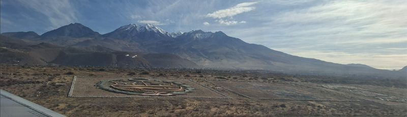 Landing on Cusco