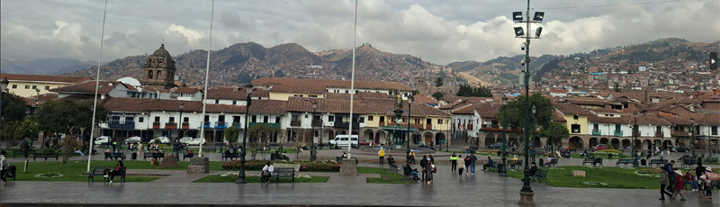 Plaza de Armas from the Cathedral