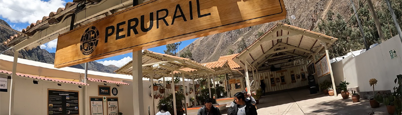 Perurail in Ollantaytambo