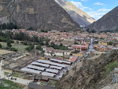 View of Ollantaytambo