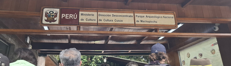 Entrada a Machu Picchu