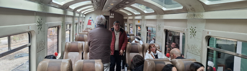 Tren de Perurail a Machu Picchu