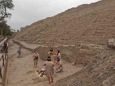 Limas en Huaca Pucllana