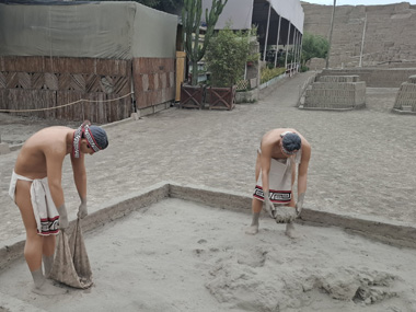 Limas en Huaca Pucllana