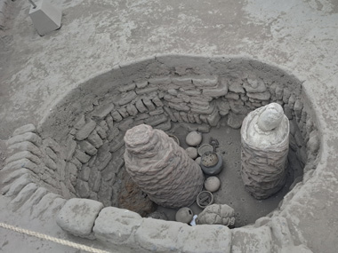 Tumba en Huaca Pucllana