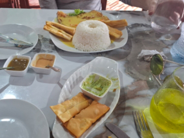 Our lunch in Iquitos