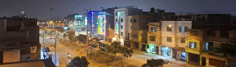 Vista de Lima de noche