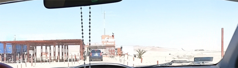 Entrada al Parque Nacional de Paracas