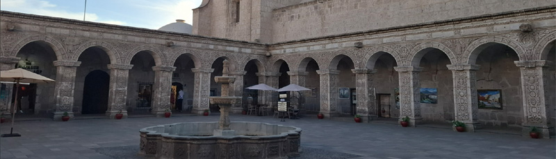Los claustros en Arequipa