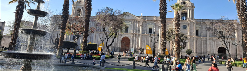 Plaza de Armas en Arequipa