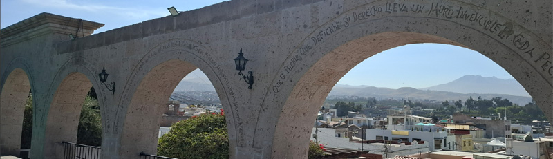 Arcada del Mirador de Yanahuara