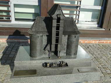 Model of Gdansk medieval crane