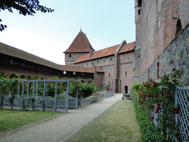 Malbork Castle gardens