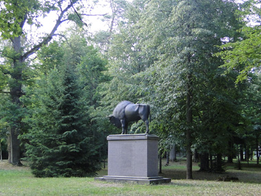 Bison monument