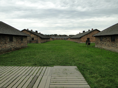 Barracks in Auschwitz