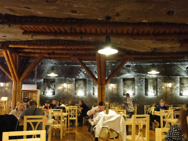 Wieliczka mines' restaurant