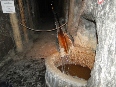 Water in Wieliczka mines