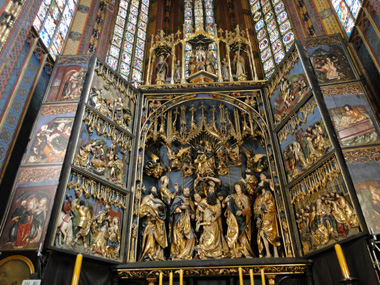 Gothic altarpiece by Veit Stoss