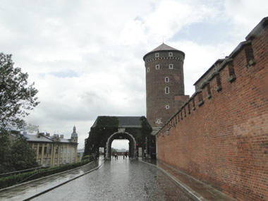 Wawel Castle's gate