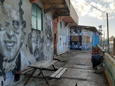 Despacito mural in La Perla